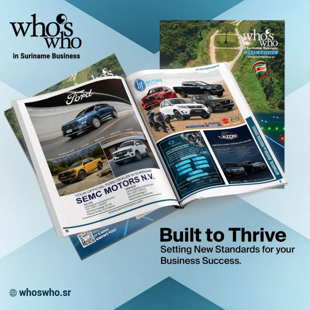 Whos Who In Suriname Business V1