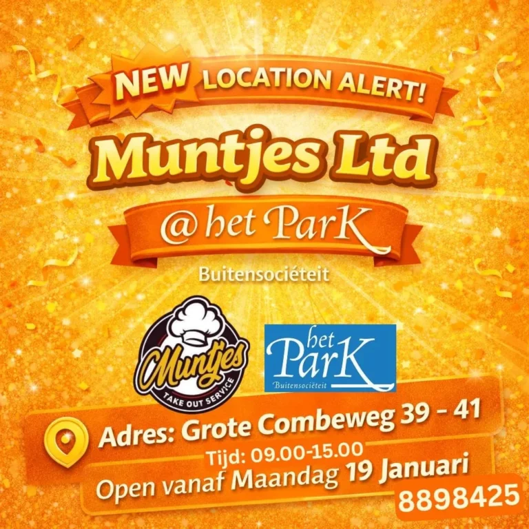 Muntjes Eethuis neemt keuken Het Park over onder nieuwe naam “Muntjes@Park” - Image 02 (January 19, 2026)