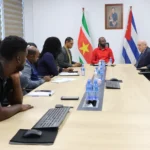 Minister Misiekaba ontvangt Cubaanse ambassadeur voor werkoverleg - Image 01 (March 4, 2026)