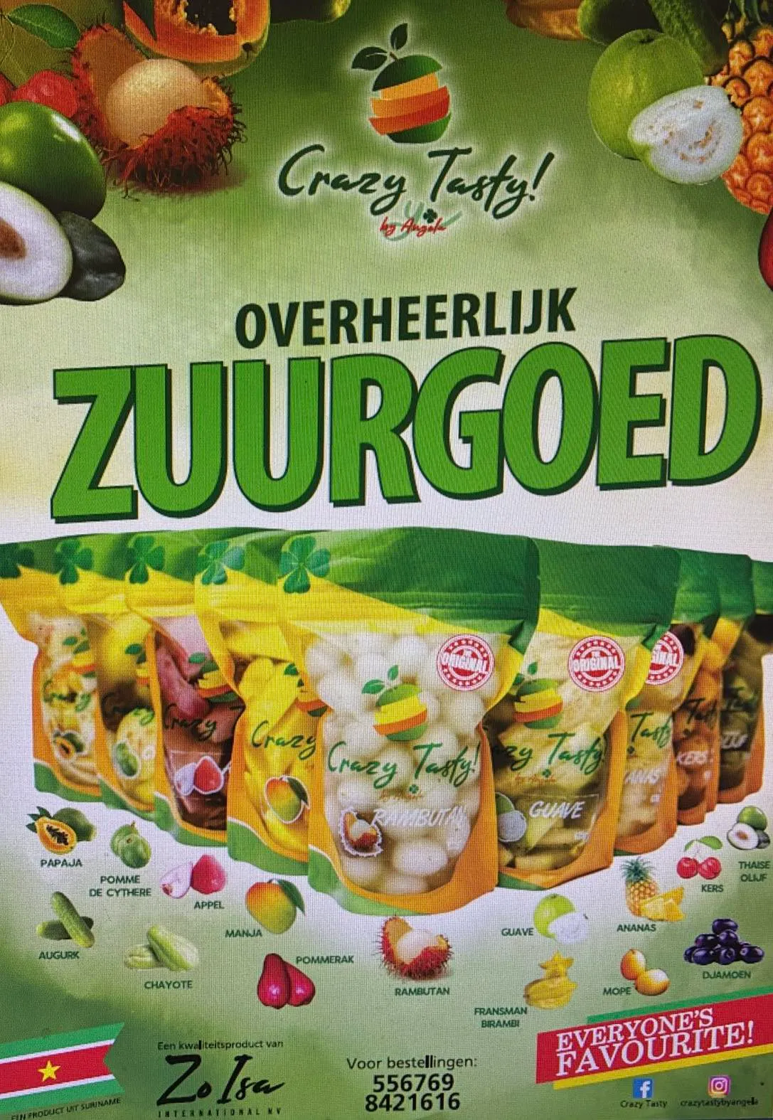 CRAZY TASTY neemt afstand van onderschepte zuurgoedzendingen - Image 01 (June 4, 2026)