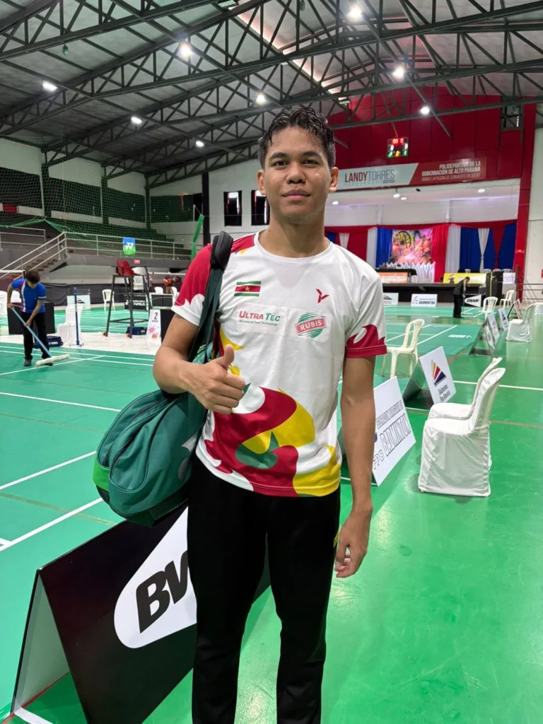 Rivano Bisphan vertegenwoordigt Suriname op Paraguay Open 2026 - Image 01 (June 4, 2026)