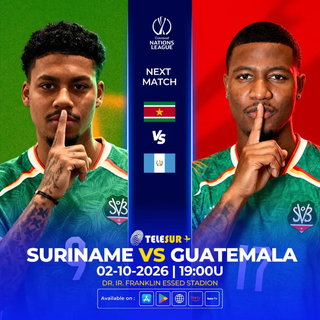 Suriname vs Guatemala - Image 01 (October 2, 2026)